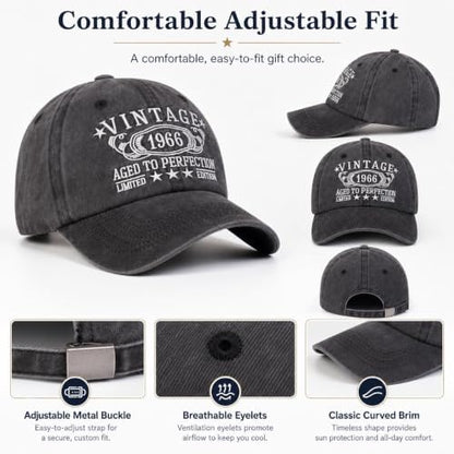 1936 1946 1951 1956 1961 1966 Vintage Hat, 60th-90th Birthday Gifts