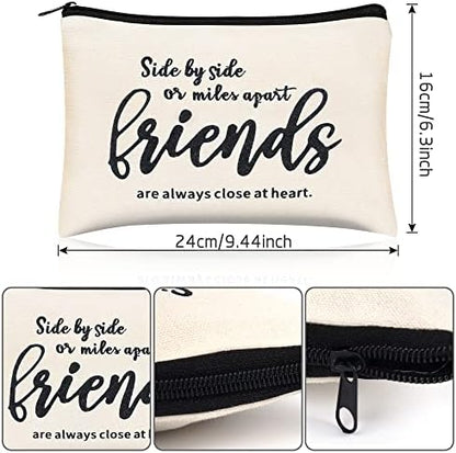 Kolewo4ever 12pc Friend Appreciation Gift Set: 6 Cosmetic Bags & 6