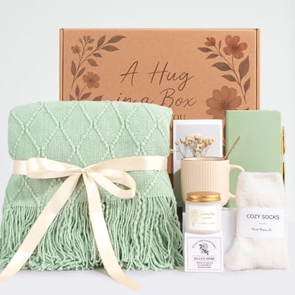Get Well Soon Self Care Gift Basket for Women, Teacher Appreciation