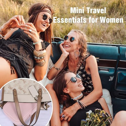 Small Travel Jewelry Case Organizer,Mini Travel Essentials for