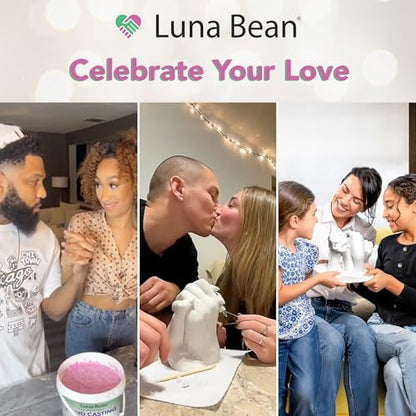 Luna Bean Hand Casting Kit – Couples, Anniversary, Wedding, Hand Mold