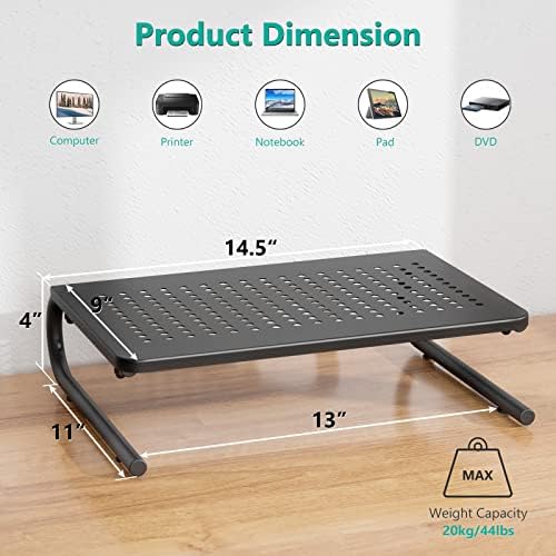 WALI Monitor Stand Riser, Laptop Riser for Desk, Computer Monitor