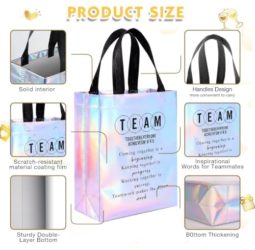 Addblu 25 Pack Employee Appreciation Gift Bags with Handles, Bulk