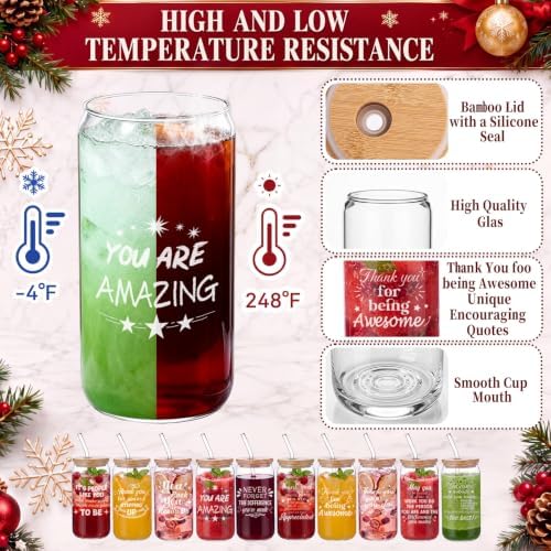 Spiareal 80 Pcs/10 Sets Christmas Employee Appreciation Gifts Bulk