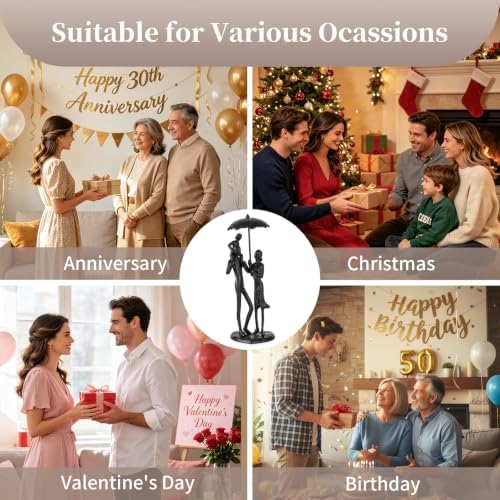 Sziqiqi Anniversary Wedding Gifts for Couple: Family Figurines for