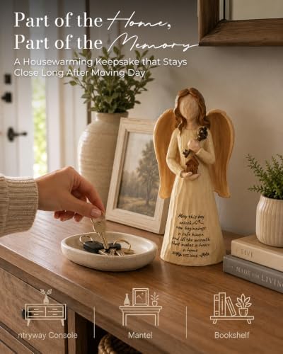 Housewarming Gifts New Home, Guardian Angel Figurine for New