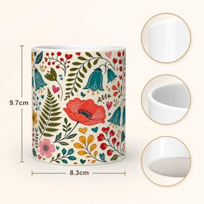 Pen Holder for Desk Ceramic Pencil Cup, Cute Makeup Brush Desk
