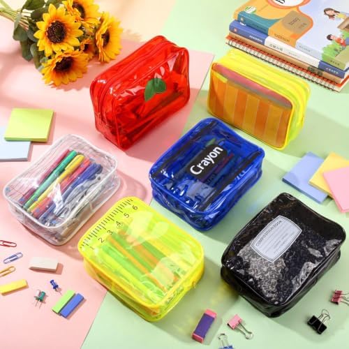 Suclain 12 Pcs Christmas Teacher Survival Kit Bag Stationery Cosmetic