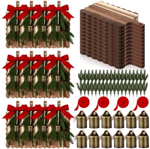 12 Set Christmas Cutting Board Gifts Bulk,Scalloped Rectangular