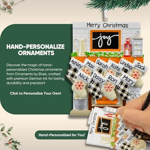 Personalized Single Parent Christmas Ornament 2026, Family 1 Child