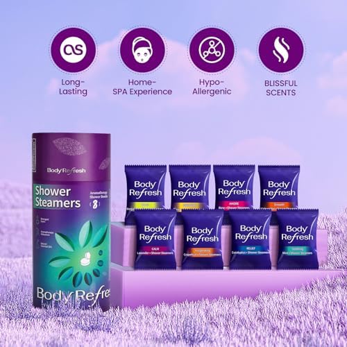 Shower Steamers Aromatherapy 8 Pack - Stocking Stuffers for Women