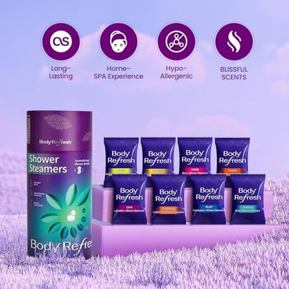 Shower Steamers Aromatherapy 8 Pack - Stocking Stuffers for Women