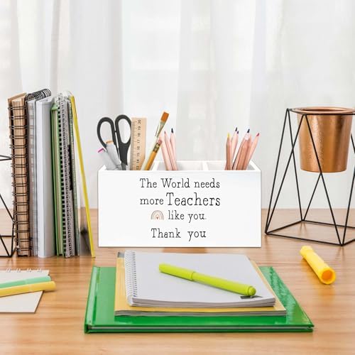 Teacher Appreciation Gifts Pen Holder for Desk, Teacher Gifts Pencil