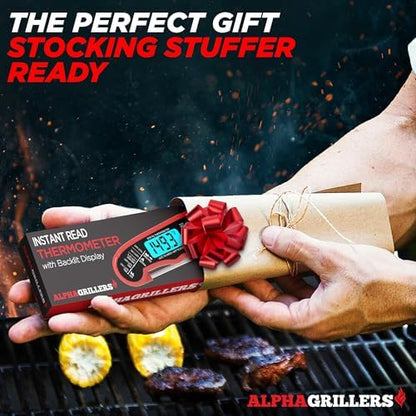 Alpha Grillers Instant Read Meat Thermometer Digital, Cooking, Food