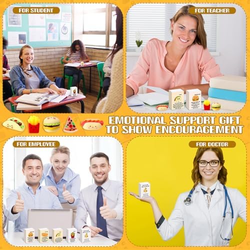 Cinnvoice 25 Sets Appreciation Gifts Bulk Food Balls Emotional Card