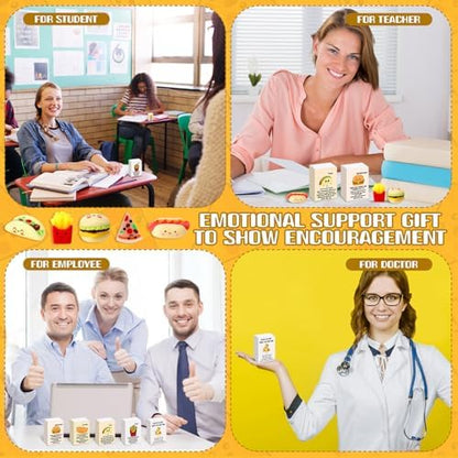 Cinnvoice 25 Sets Appreciation Gifts Bulk Food Balls Emotional Card