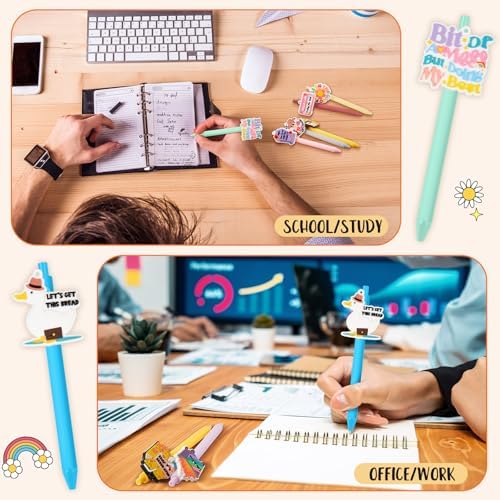 ReliThick 36 Pcs Funny Teacher Pens Office Coworker Appreciation Gifts