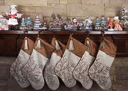 Lulu Decor, Cast Iron Combo Decorative Gingerbread Stocking Holders