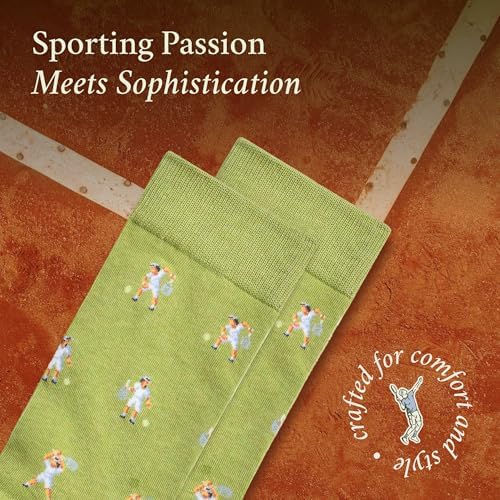 The Tennis Tantrum Socks - Funny Tennis Men's Socks - Sporty Gift for