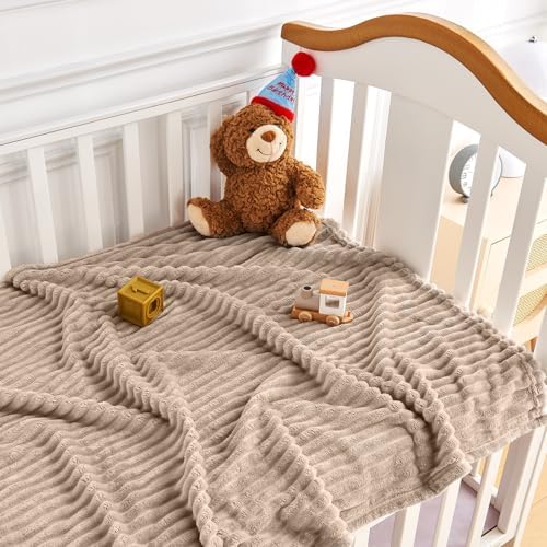 Soft Fleece Baby Blanket Ultra Cozy Baby Blankets for Boys Girls Warm