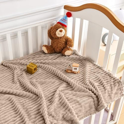Soft Fleece Baby Blanket Ultra Cozy Baby Blankets for Boys Girls Warm