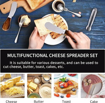 Charcuterie Accessories(25 Psc), Cheese Spreaders For Charcuterie