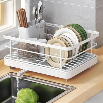 Dish Drying Rack for Kitchen Counter,Carbon Steel Sink Organization &
