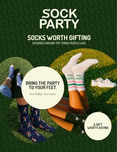 Funny Golf Socks For Men, Hilarious Golf Gift For Men, One Size 8-13