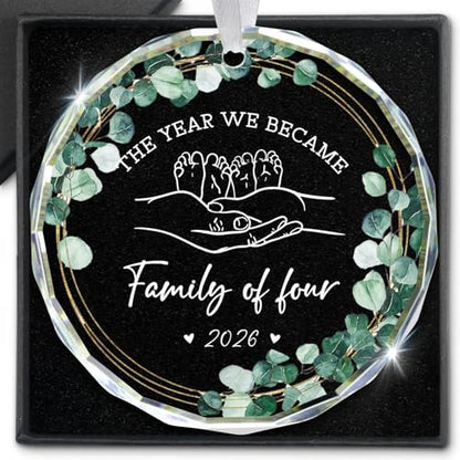 New Parents Gifts for Couples The Year We Became Family of Four 2026
