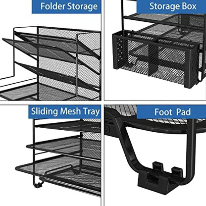 Simple Trending 7 Tier Desk File Organizer, Letter Tray Paper