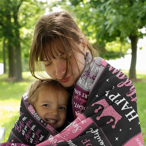Mosslink Birthday Gifts for Daughter Adult, Daughter Bday Blanket