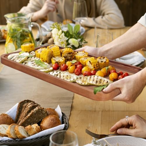 Large Serving Platters Wooden Cheese Charcuterie Boards Acacia Wood
