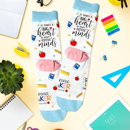 Teacher Appreciation Gifts - Fun Teacher Socks For Women And Men