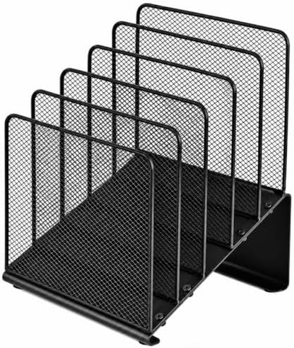 LEKETREE File Organizer for Desk, File Folder Organizer with 5-Section