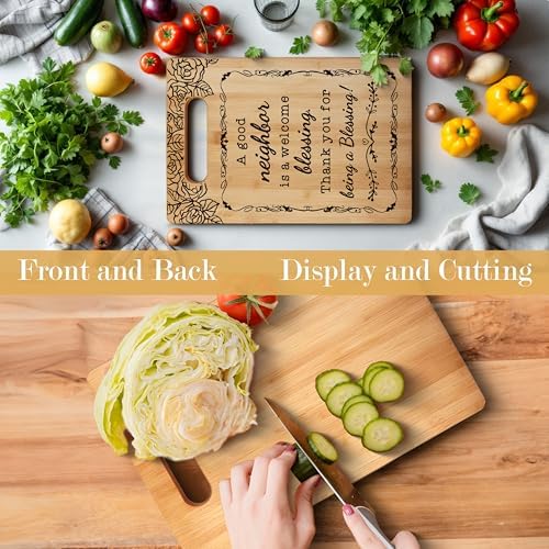 Neighbor Gifts Cutting Board Chopping Board, Best Neighbor Gifts