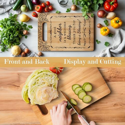 Neighbor Gifts Cutting Board Chopping Board, Best Neighbor Gifts