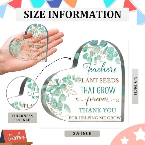 Teacher Office Desk Decoration Signs, Teacher Appreciation Gifts for