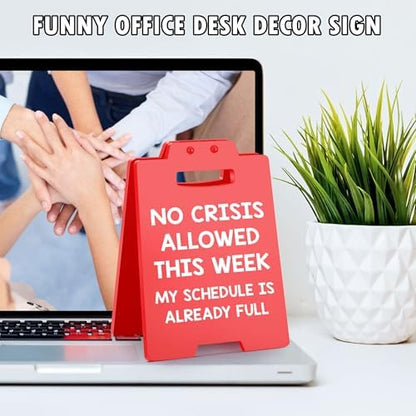 Funny Office Desk Decor Bosses Day Gifts for Women Men, Boss Day Card