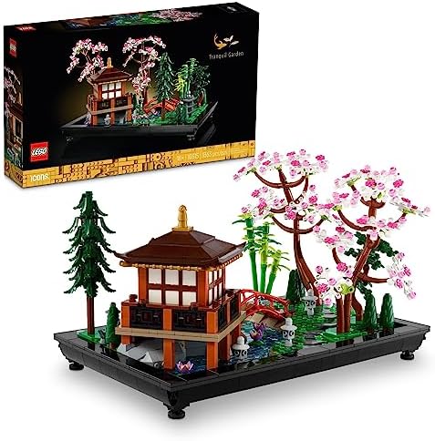 LEGO Icons Tranquil Garden Building Set - Detailed Japanese Zen Garden