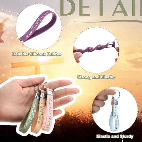 Nosiny 30 Pcs Keychain Appreciation Gift Bulk for Employee Coworker