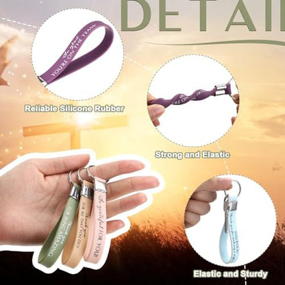 Nosiny 30 Pcs Keychain Appreciation Gift Bulk for Employee Coworker