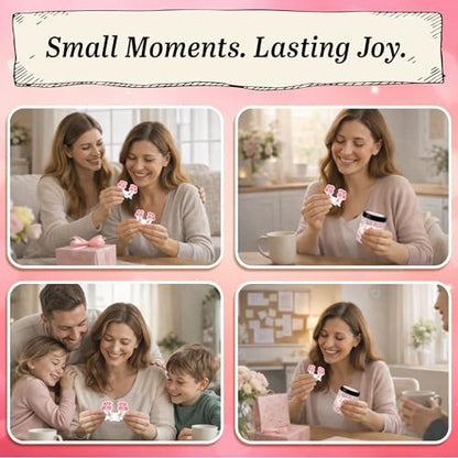 Pink Carnation for Mom Emotional Supports Jar, Desk Accessories