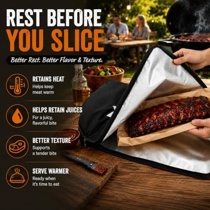 Bolycen Upgraded 21 in BBQ Blanket for Resting Meat, Insulated Brisket