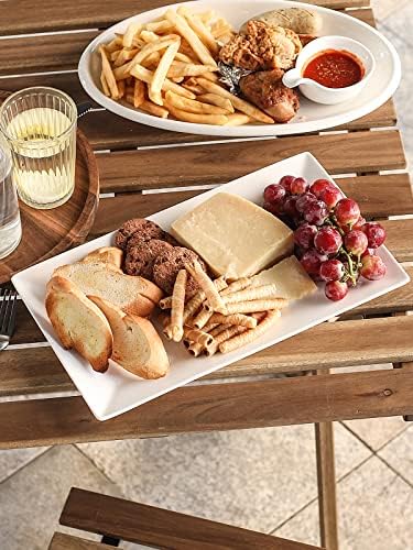 DOWAN 14" Serving Trays, Serving Platters, Ceramic Serving Platters