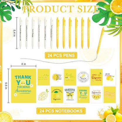 AmazingSpark 72 Pcs Thank You Gifts Bulk Employee Lemon Appreciation
