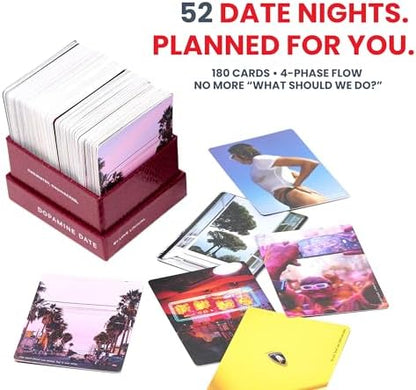 Dopamine Date – 52 Date Night Ideas for Couples | 180 Card Date Night