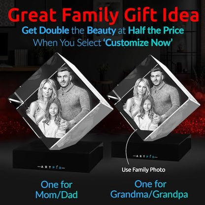 ArtPix 3D Crystal Photo - Personalized Gift Anniversary - Wife, Women
