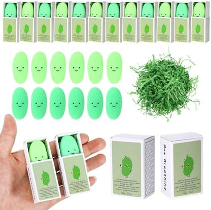 24 Sets Appreciation Pickle Gifts Stress Balls for Adults with Support