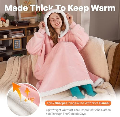 Giggling Getup Wearable Blanket Hoodie for Women Men Gifts for Women