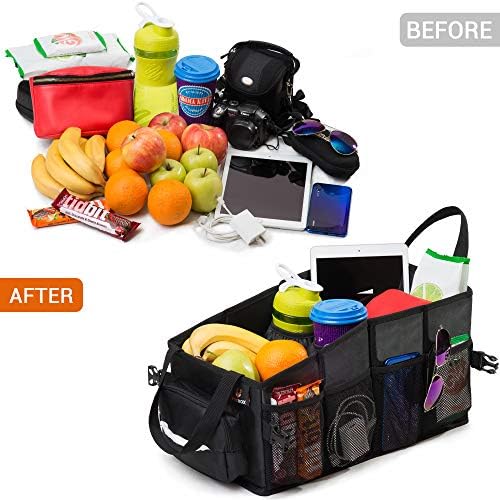 FoxBox Car Seat and Trunk Organizer, SUV Front or Back Seat Storage